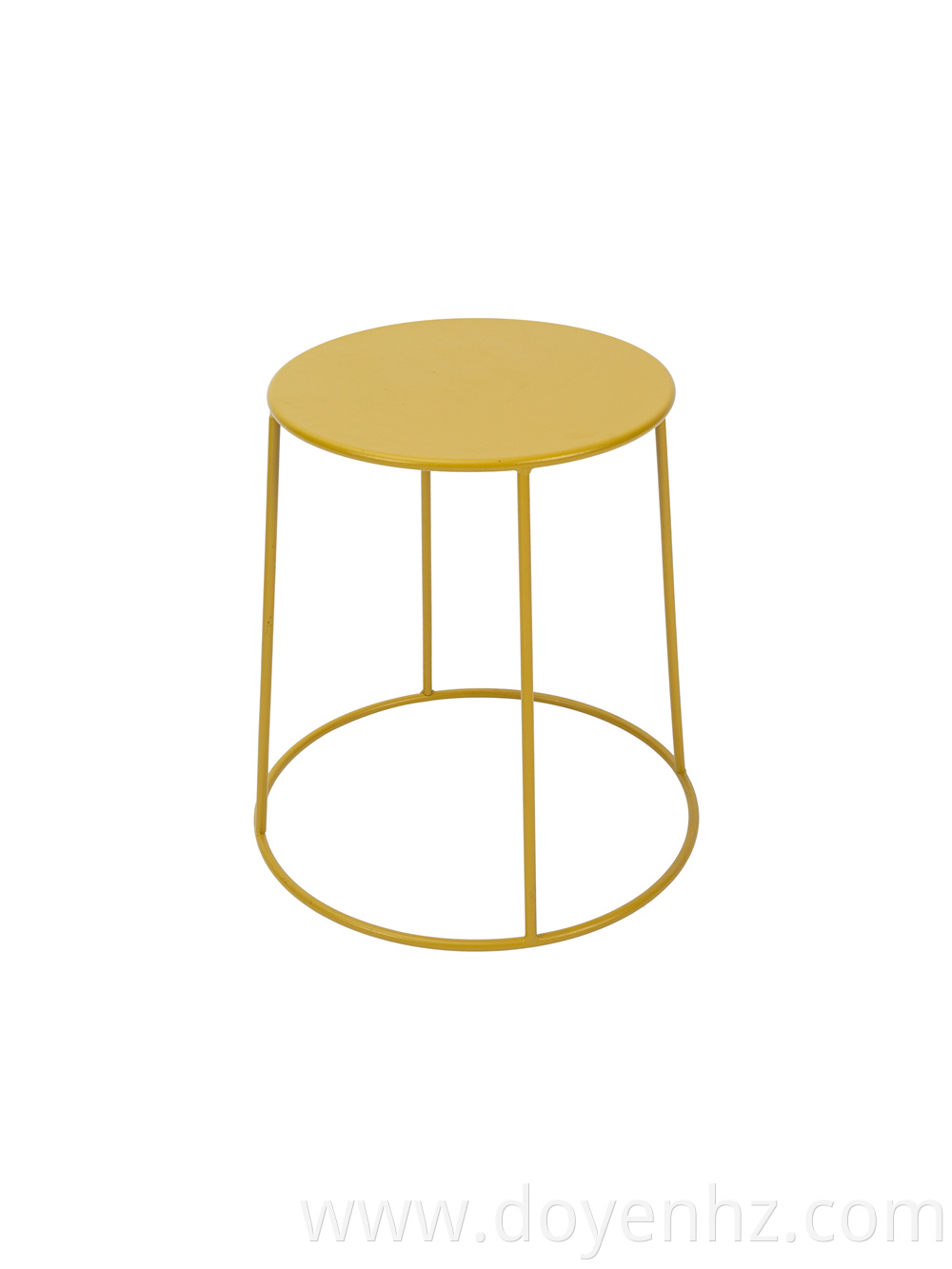 Metal Stackable Round Side Table for Outdoor